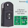 DR KPU41788 SKE126-01 BGBX1T478SKE125-01 4D63Chip 313.8/315/433MHz Car Remote Key For Mazda 2 3 5 6 8 M2 M3 M5 MX-5 M6 CX-7 CX-9