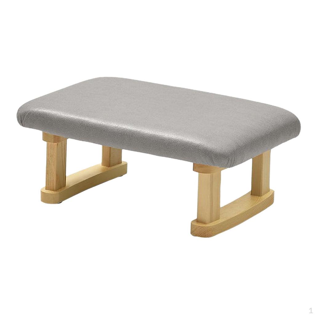 Schicker Holzbein Hocker für die Wohnungsdekoration