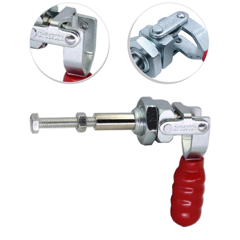 1pc GH-36202M Toggle Clamp 91kg 200lb Capacity Quick-Release For Woodworking Welding Electronic Equipment Assembly