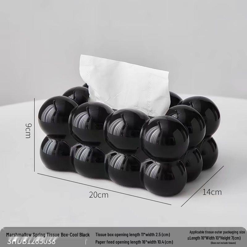 Europejski Pudełko na Chusteczki Marshmallow do Dekoracji Salonu