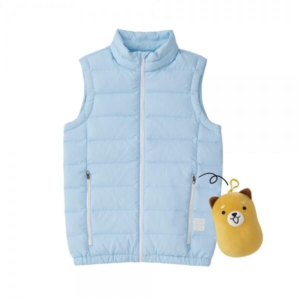 

[CLOTOY][Сделано в Корее] Детский пуховый жилет Macaron с упаковываемой игрушкой [Синий, Белый]