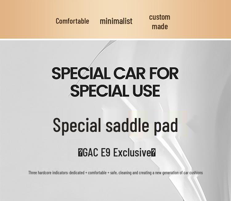 2024 E9 Exclusive Edition Leather Seat Cushion