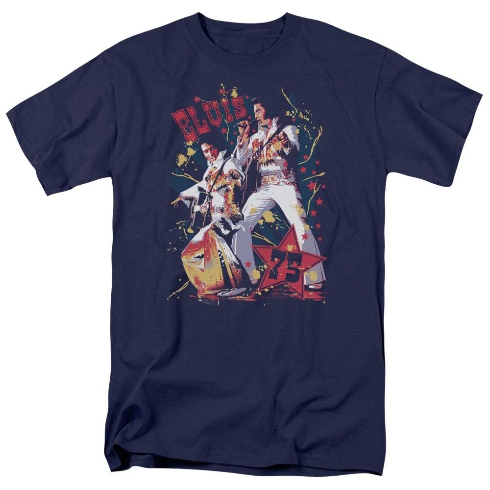 Elvis Presley - Eagle Elvis -  Unisex Short Sleeve Children s T-shirt - Blue 110