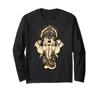 Ganesha Hindu God Hindu Yoga India Bali Lover Yogi Gift Long Sleeve T-Shirt