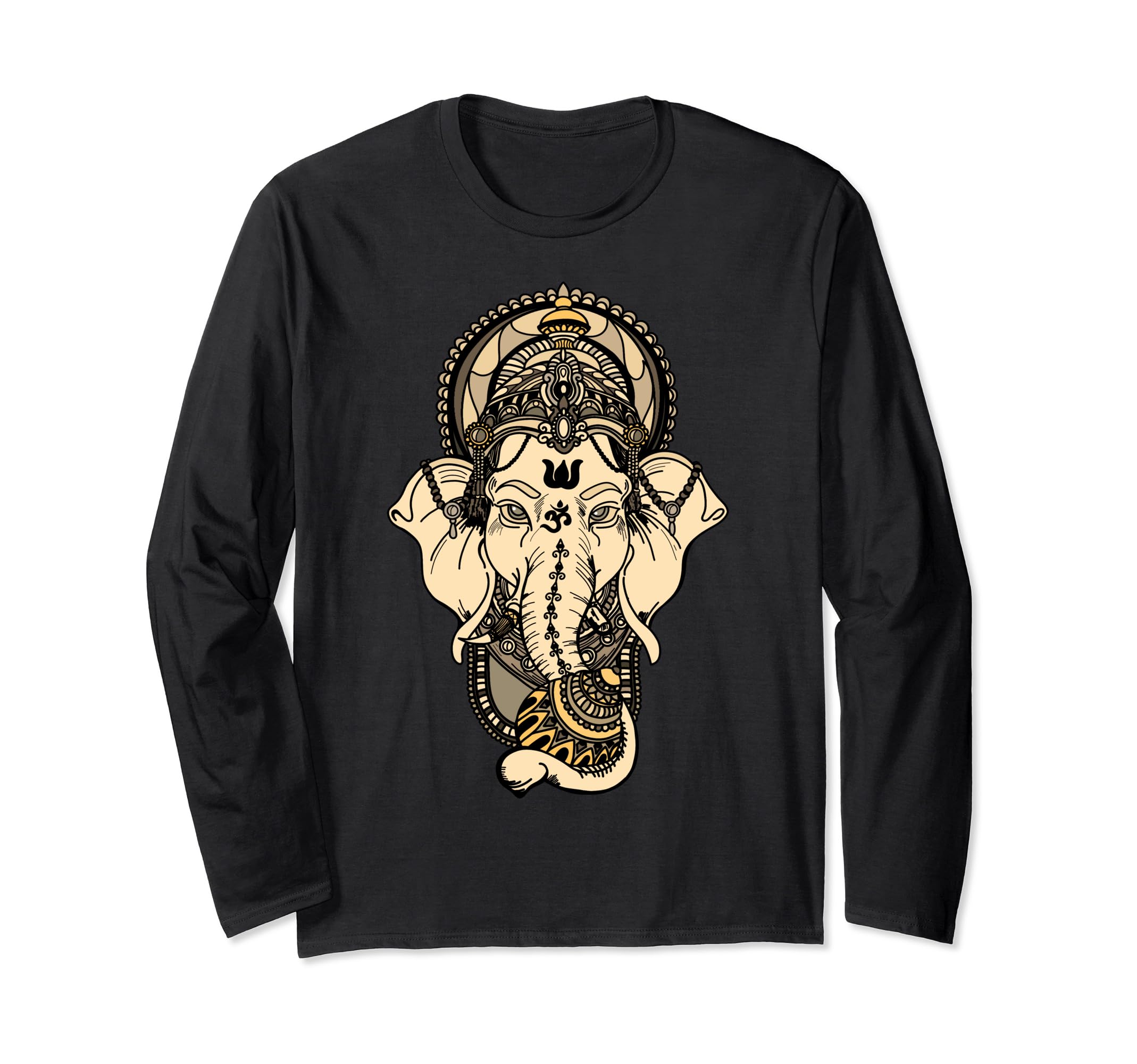 

Ganesha Hindu God Hindu Yoga India Bali Lover Yogi Gift Long Sleeve T-Shirt