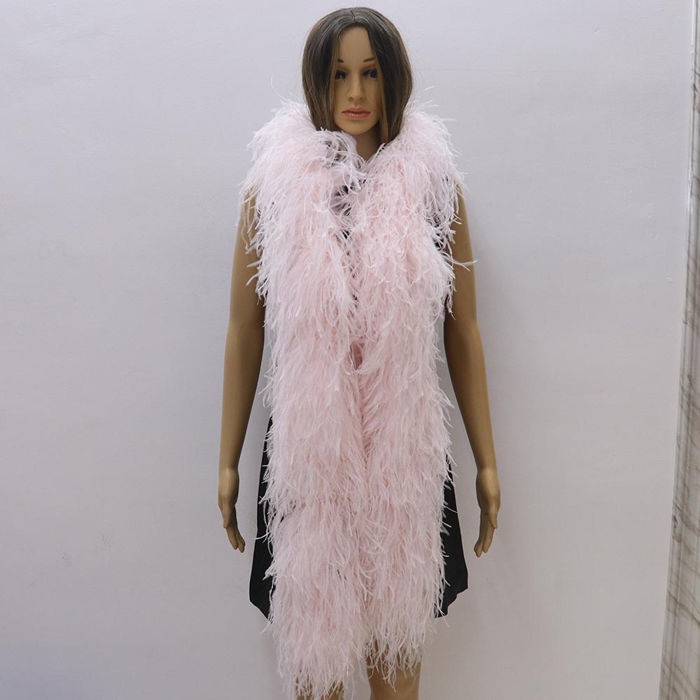 DIY 10-lagige weiße extra volle Straußenfederboa für Accessoires und Modedesign Cosplay Halloween-Kostüm Burlesque Tanz & Bühne