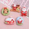 5Pcs New Cute Christmas Collection Flat Back Resin Cabochons Scrapbooking DIY Jewelry Craft Decoration Accessories