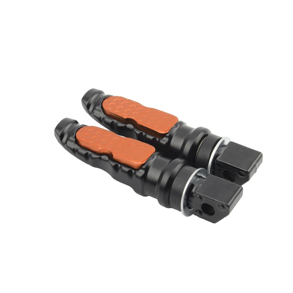 Universal 8MM Motorcycle Rear Passenger Foot Pegs Aluminum Footrest For KTM Yamaha Honda Kawasaki Motorbike Pedals Scooter
