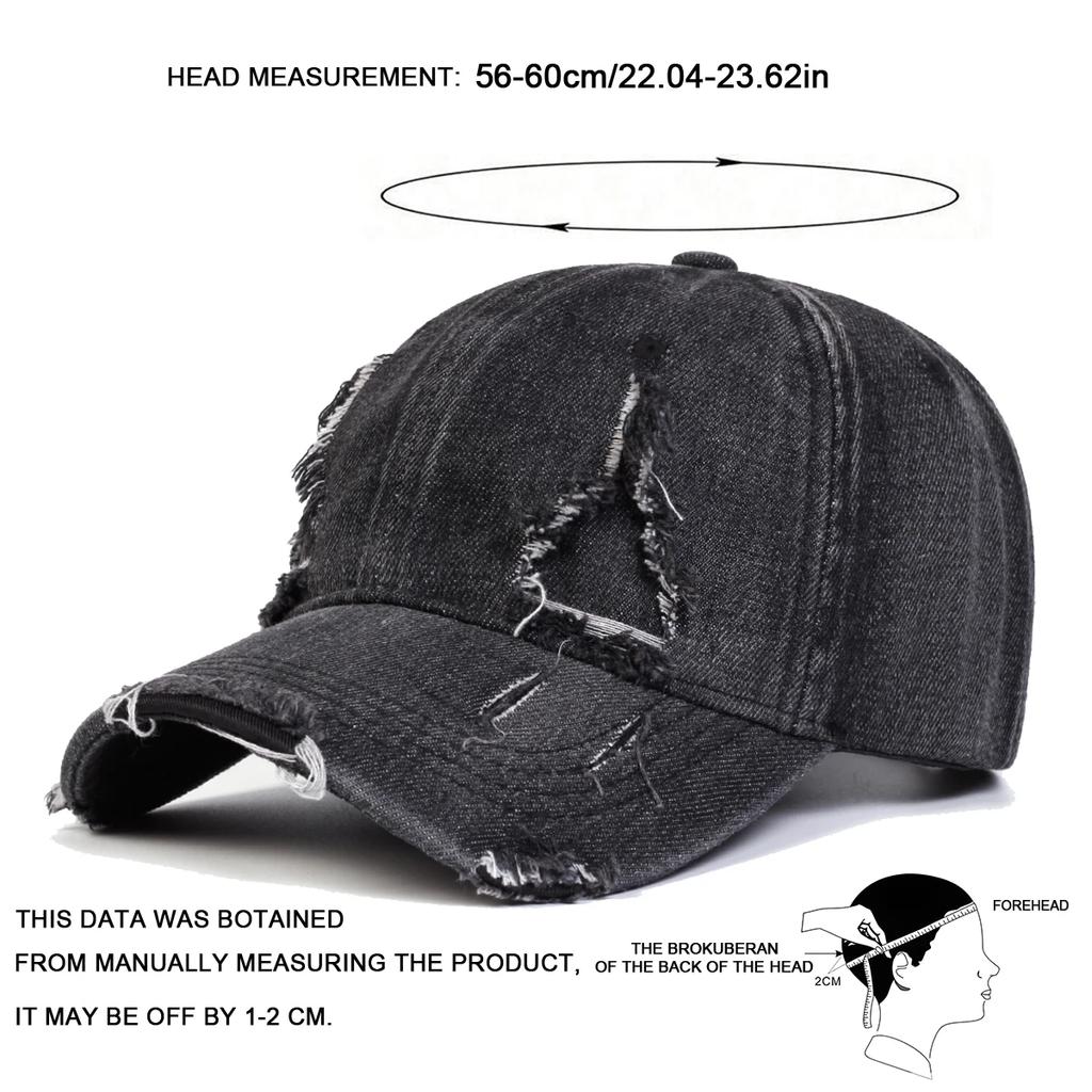 Baseball Cowboy Hole Triangle Neutral Gender Women  Men For Caps Spring Autumn Outdoor Sunscreen Hat Adjustable Casual Trucker Hats