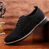 Fashion Men Oxford Shoes Suede Leather Men Shoes Oxford Casual Classic Business Comfortable Footwear Dress Large Size 39-48 Flats