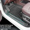 Full Surround TPE Car Floor Mats, 7-Seater Custom Fit for Chery Tiggo 8 PHEV 2025-2026 Car Mat Accessories Custom Floor Mats