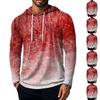 Men's Short Sleeve Hoodie Cotton Hooded T Shirts Lightweight Sweatshirt Hoodies Pullover