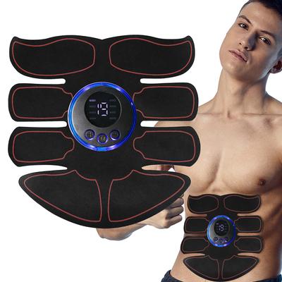 8 Trybów EMS Bezprzewodowy Stymulator Mięśni Trener Fitness ABS Brzuszny Elektryczny Odchudzanie Ciała Wyszczuplający Masażer Ładowanie USB