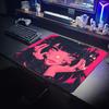 Anime Girl Mouse Pad 40x45cm Water Proof Rug Desk Accessories Aesthetic Computer Tables Table Cushion Office Carpet Extended Pad