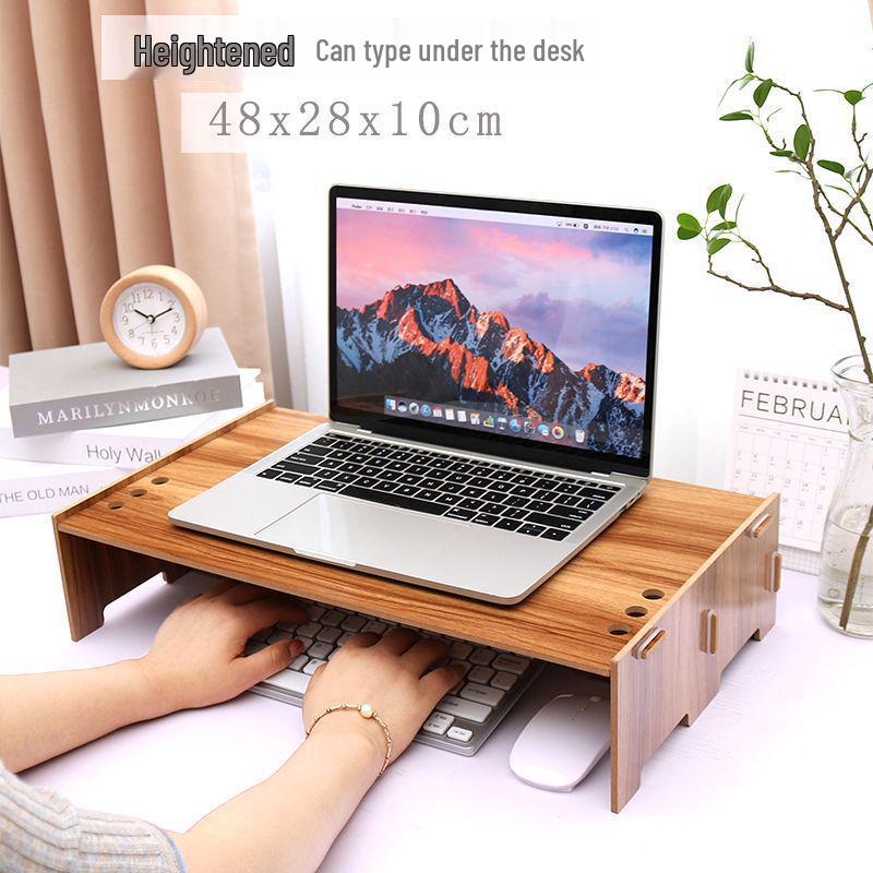 Ergonomic Laptop Cooling Stand with Storage