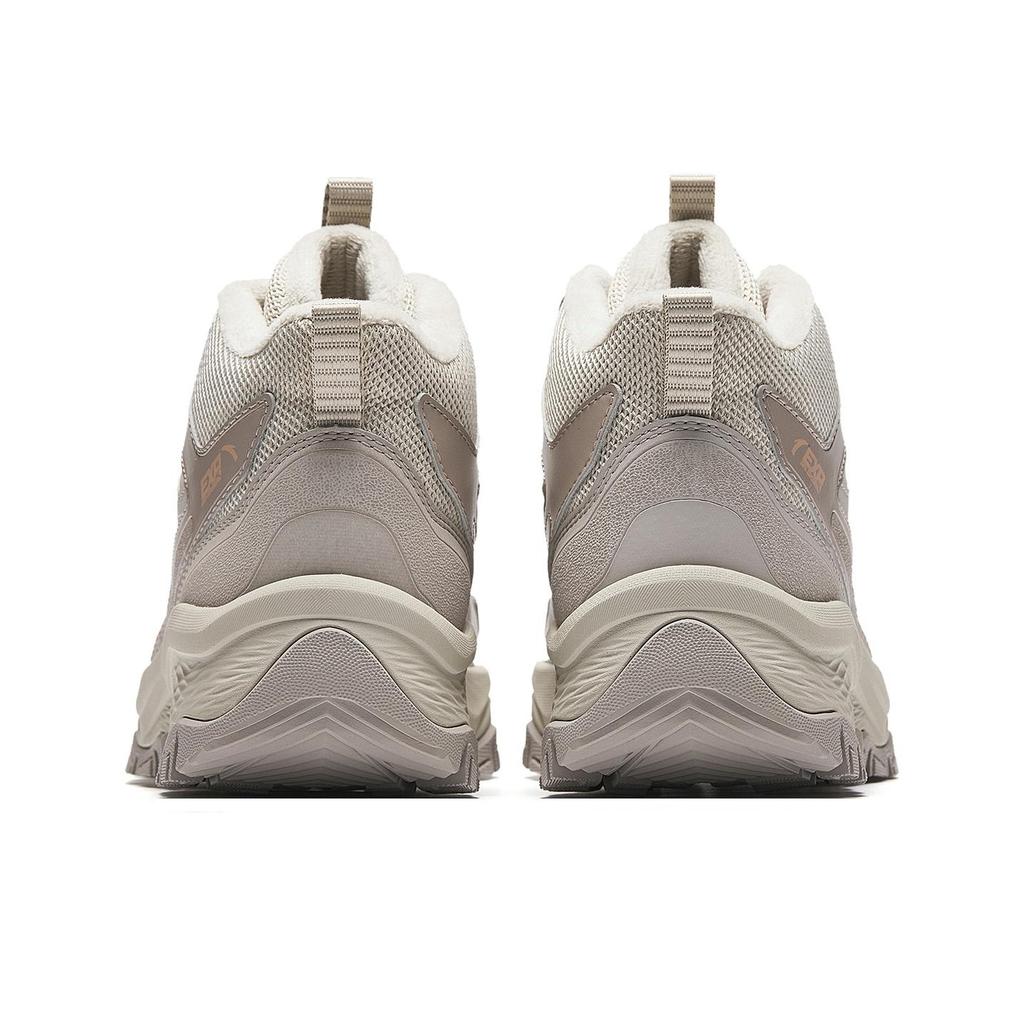 Anta Women Mid Top Outdoor Hiking Shoes Khaki Grey 922548925-1