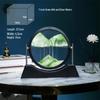 Luxury Round 3D Quicksand Art Hourglass