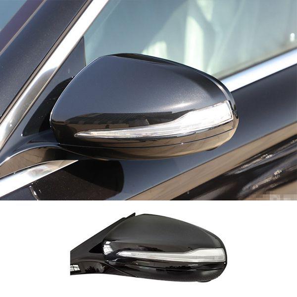 

Black ABS Car Right Side Door Mirror with Blind Spot Heating & Folding, Compatible with Mercedes-Benz W-Series None