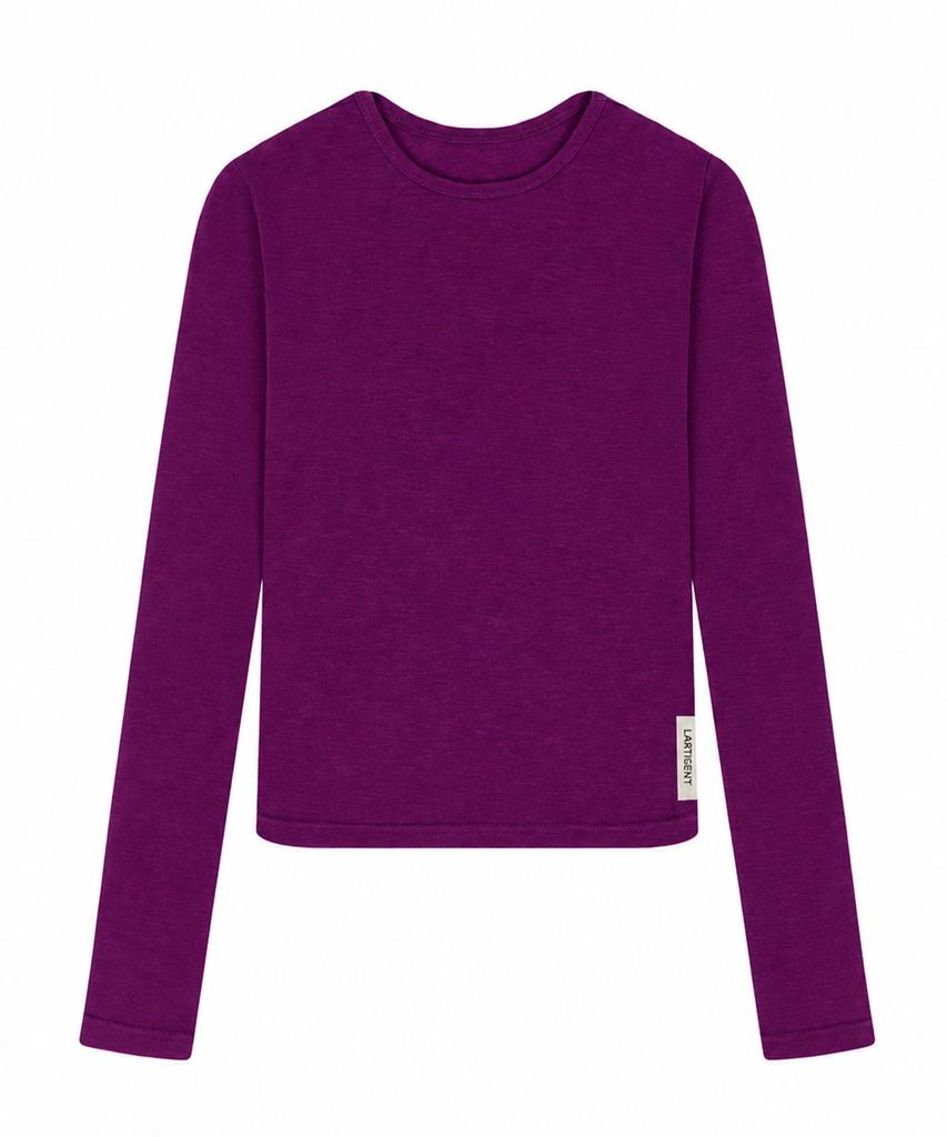 LARTIGENT L23 Slim Tencel T-Shirt(Purple)