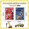 8 Cartoon Engineering Car Collage Hand-on DIY Manual Account Mobile Phone Case Laptop Decoration Can Be Waterproof