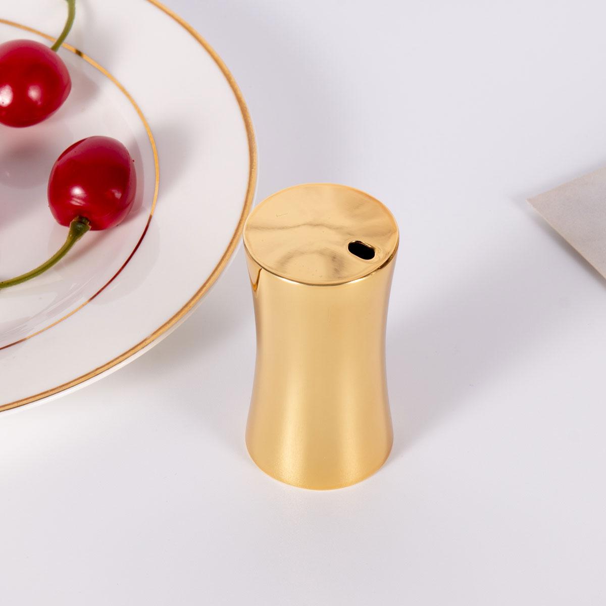 

Export quality 304 stainless steel toothpick box, tooth box, toothpick holder золотий