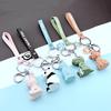 Adorable Resin Cartoon Keychain Family For Couples And Friends Cute Key Accessories