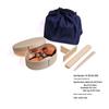 YFJY Japanese-Style Multi-Layer Wooden Bento Box for Students and Outdoor Picnics