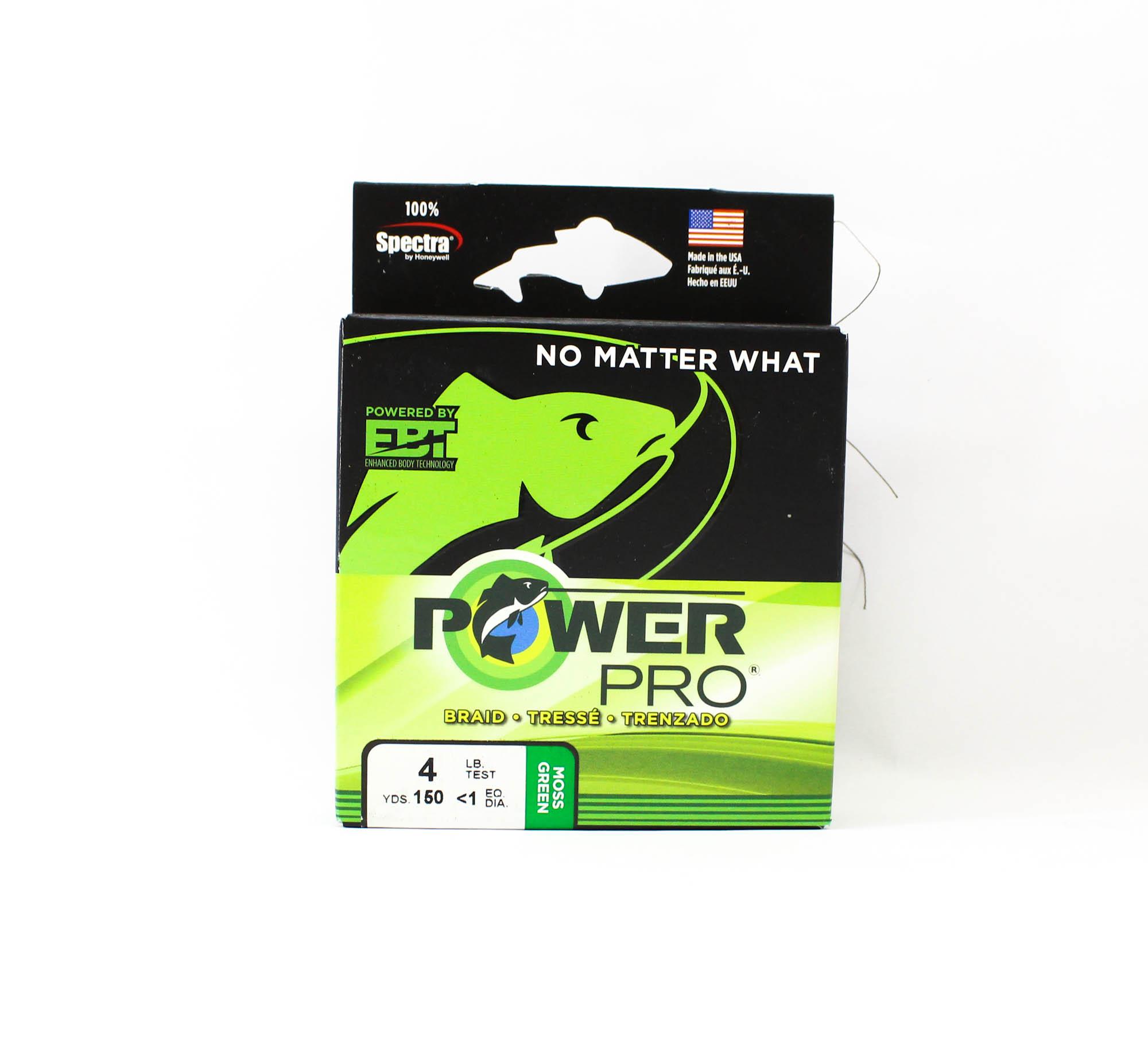 

Power Pro Braided Spectra Line 4lb x 150yds Green (7640) зелёный