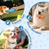 ElevaPulse 4-Pack Peanut Dog Toys, Indestructible Chew Toys for Dental Care & Mental Stimulation, Interactive Fun for Small Medium Large Dogs