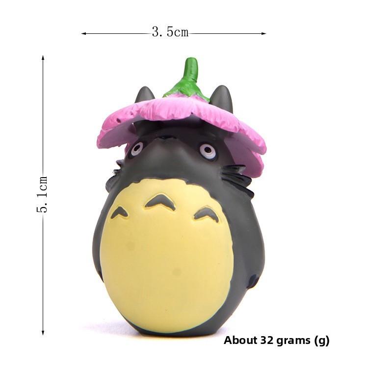 

My Neighbor Totoro Sunflower Sculpture With Flower Theme For Garden Gifts Decor Pink Flower Calico