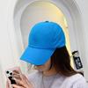 Cross-border Summer Solid Color Baseball Cap Women's Sports Casual Cross Ponytail Cap Mesh Quick-drying Half-empty Peaked
