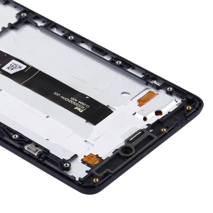 TFT LCD Screen for Nokia 2.1 Digitizer Full Assembly with Frame (Black)