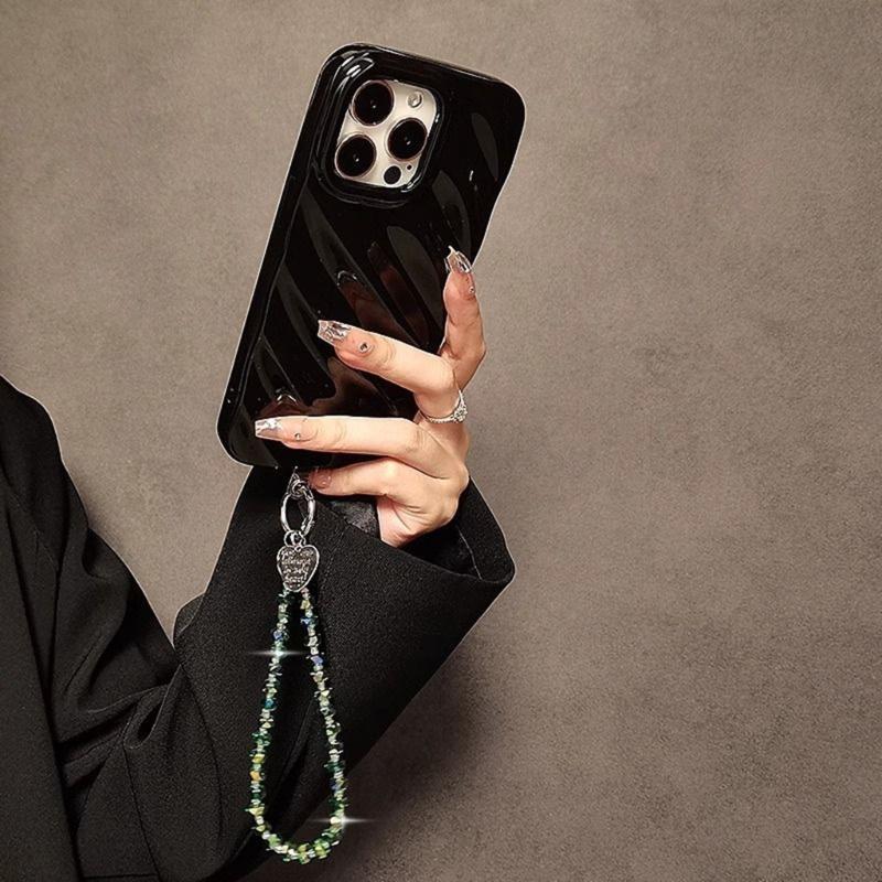 Eye Catching Mobile Phone Chain Acrylic Beaded Cellphone Lanyard For Women Girls Telephone Strap Jewelry Drop-resistant