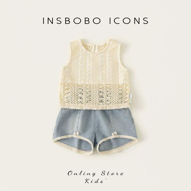 Girls  Summer Outfit 2026 New Style Baby Girl Summer Wear Children s Summer Clothing Fashionable Girls  Clothes Children s Clothing Beige 80