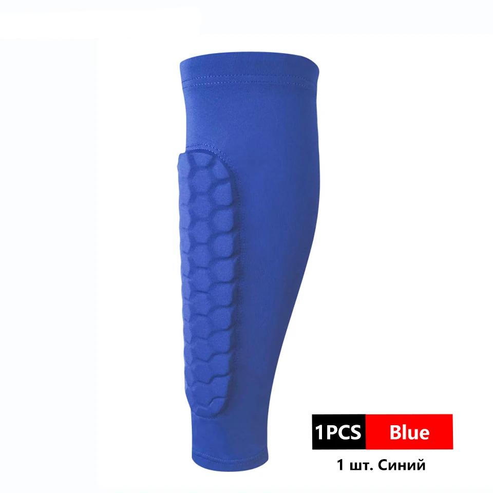 1Pcs Soccer Football Shin Guard Pads Honeycomb Running Legs Calf Protective Gear Shield Sleeves Outdoor Sports Leg Support Guard