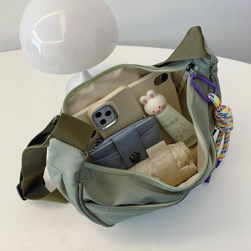 Nylon Cloth Casual Dumpling Bag Women's 2025 Autumn Korean Version Fashion Trend Shoulder Bag High Sense Simple Messenger Bag