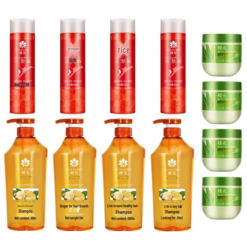 Bee & Flower Ginger Hair Care Value Bundle
