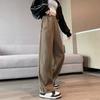 Large Size Spring and Autumn Women Pants High Waist Wide Leg Straight Pant Loose Casual Fashion Streetwear Trousers