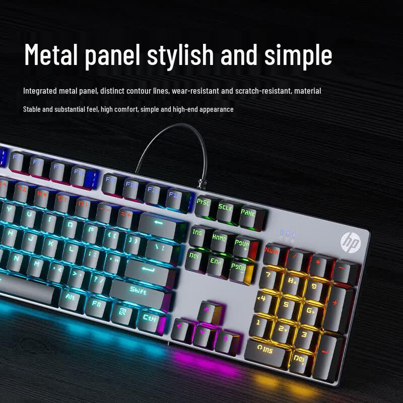 HP GK100 Wired Backlit Mechanical Gaming Keyboard