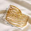 European & American Retro Hollowed High-End Adjustable Layered Bracelet