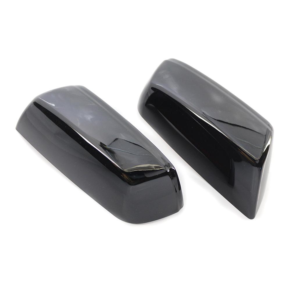 

2x Gloss Black Car Side Door Mirror Covers Cap For Chevrolet Impala 2014-
