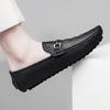 Herrenschuhe Weiß Slipper Herrenschuhe Erwachsener Fahrmokassin Weich Bequem Lässige Fahrschuhe Herren Sneaker Ballerinas
