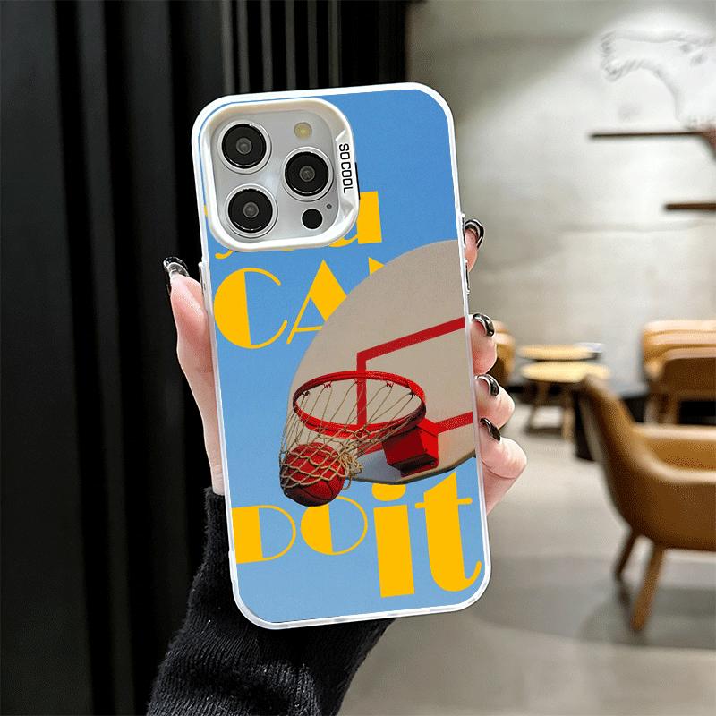 Basketball Sports Aesthetics Soft Phone Case for iPhone 15 16 17 Pro Max 17Air 16E 14 Plus 13 12 Mini Shockproof Cover Back Shel