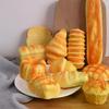 Food Creative Simulation Bread Toast Donuts Slow Rising Squeeze Stress Relief Toys Realistic Desktop Decoration