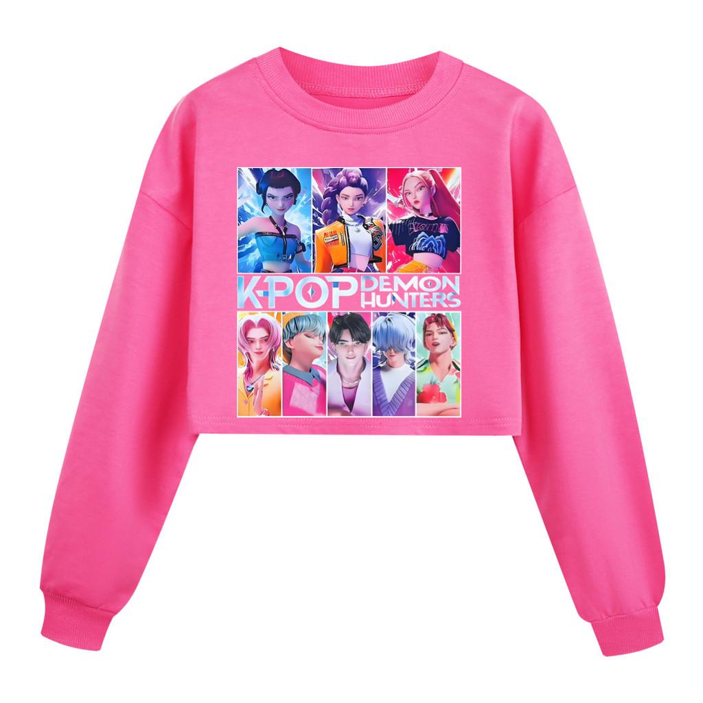 

4855 Kids Girls Sajaboys Rumi Zoey Mira Printed Casual Long Sleeves Round Neck Sweatshirt Top 170cm розы красного