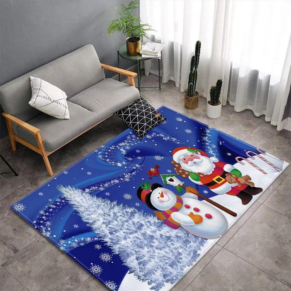 Christmas Red Truck Cardinals Carpet for Living Room Home Decor Sofa Table Large Area Rugs Bedroom Bedside Floor Mat