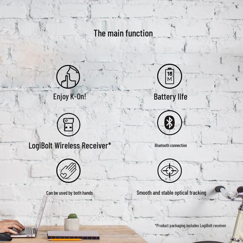 Logitech M240 Compact Wireless Bluetooth Mouse