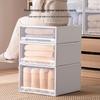 Scatola portaoggetti per abbigliamento e intimo in stile giapponese bianco – Organizer per armadio senza installazione