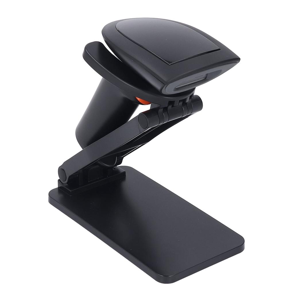 1D 2D Barcodescanner 2,4G BT USB Kabelloser und kabelgebundener Barcodeleser mit faltbarer Halterung für den Einzelhandel