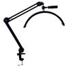 19" Desktop Model with Shark Light Cantilever: Eye-Protective Shadowless Light for Nail Art, Eyebrow Tattoo, and Eyelash Extension.